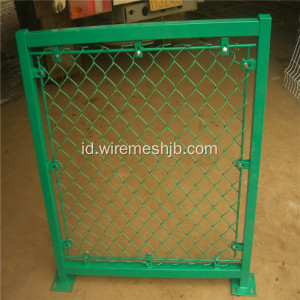 Hot Dipped Galvanis Lapangan Basket Chain Link Pagar